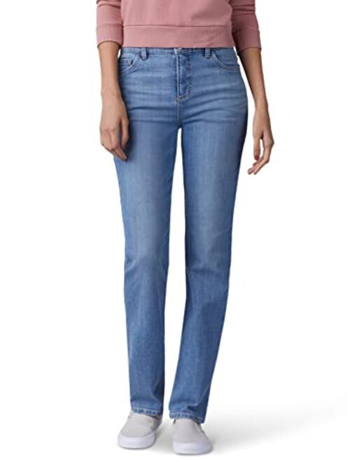 Lee Women’s Instantly Slims Classic Relaxed Fit Monroe Straight Leg Jean