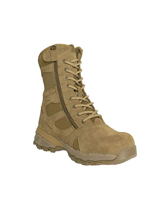 Rothco 8" Forced Entry Composite Toe AR 670-1 Coyote Brown Tactical Boot