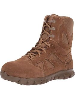 Work Men's Sublite Cushion Safety Toe 8" Tactical Boot with Side Zipper