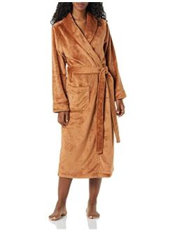 Women's Plus Size Full Length Plush Robe
