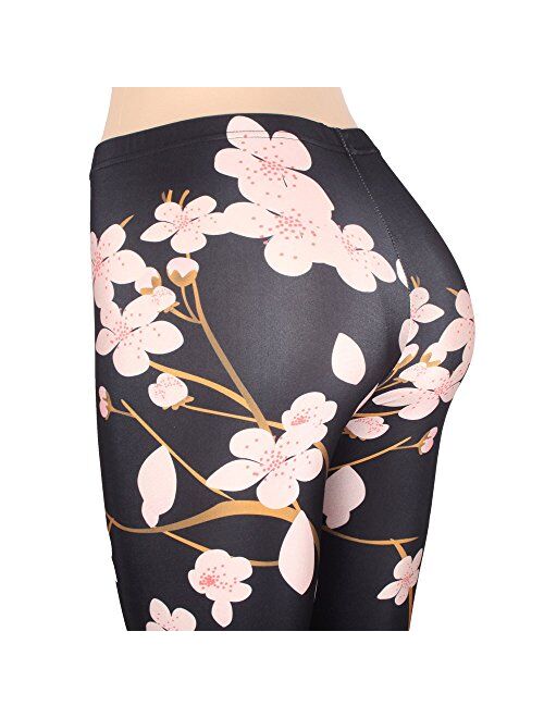 Lelinta Women's Leggings Skinny Yoga Pants Runing Jogger Active Tight Soft Capri