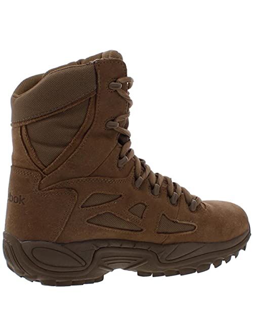 Reebok Mens Rapid Response Suede Oil Resistant Military Boots