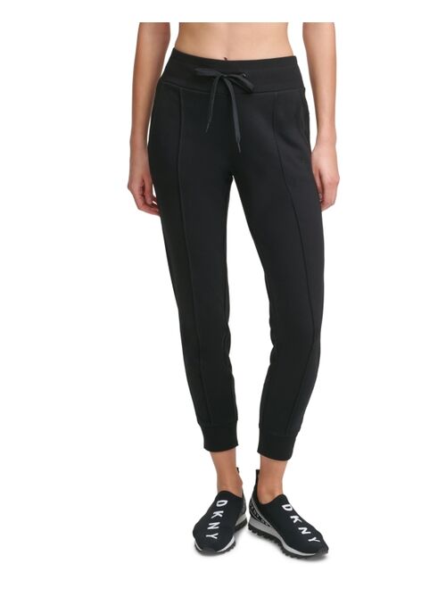 DKNY Embroidered Logo Pintuck Joggers