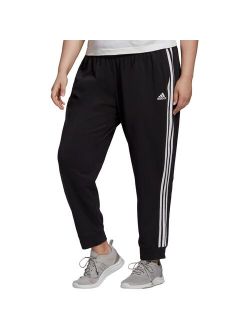 Plus Size adidas Essential 3-Stripe Jersey Workout Pants
