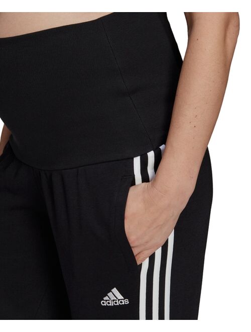 adidas Women's Maternity Three-Stripe Pull-On Pants