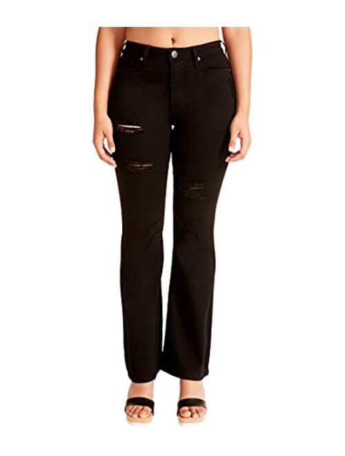 Madden Girl Penny High-Rise Flare Jeans
