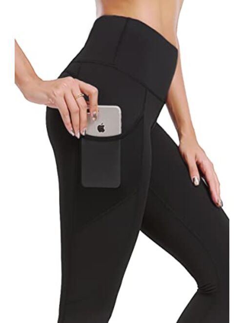 QUEENIEKE Yoga Leggings for Women High Waist Tummy Control with 3 Pockets 60127B