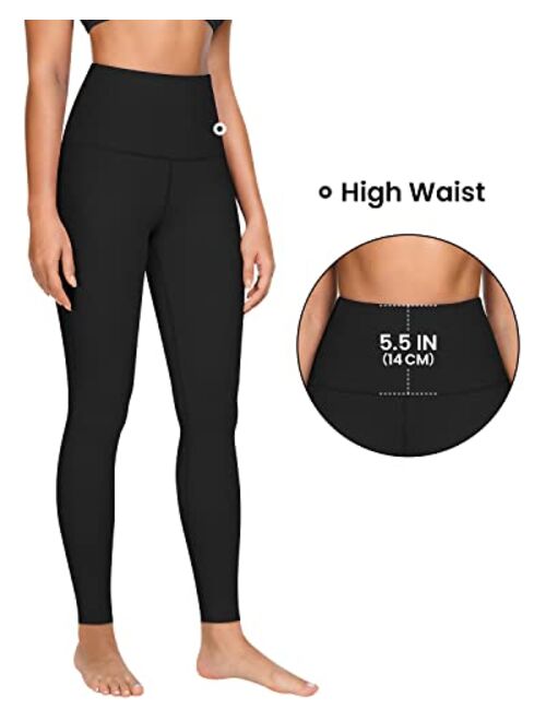 QUEENIEKE High Waisted Yoga Pants Leggings with 2 Pockets for Women Girls, Tummy Control Butt Lift Non See Through Sportswear
