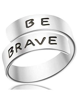 Jude Jewelers Stainless Steel Inspirational Mantra Statement Graduation Cocktail Party Ring