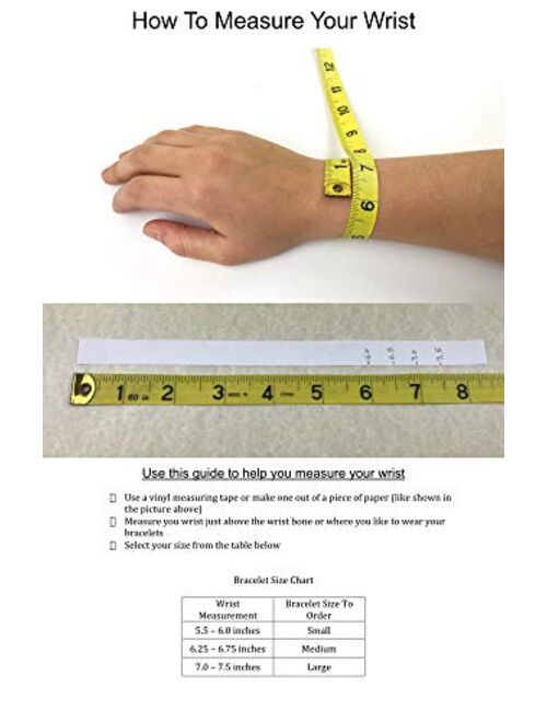 Cherry Tree Collection | Small, Medium, Large Sizes | Gemstone Beaded Stretch Bracelet | 6mm Round Beads