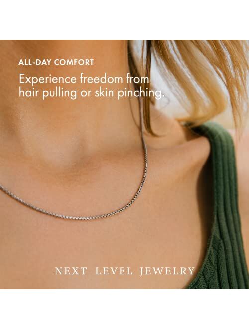 Italian Round Box Chain Sterling Silver, Mens Sterling Silver Chain, Mens Silver Chain Necklaces, Silver Chain Men, Silver Necklace Men Women, 925 Rhodium Mens Chain, Nex