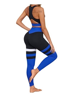 Workout Sets for Women 2 Piece Matching Workout Sets Yoga Outfit Gym Sets 2 Piece Yoga Leggings Set