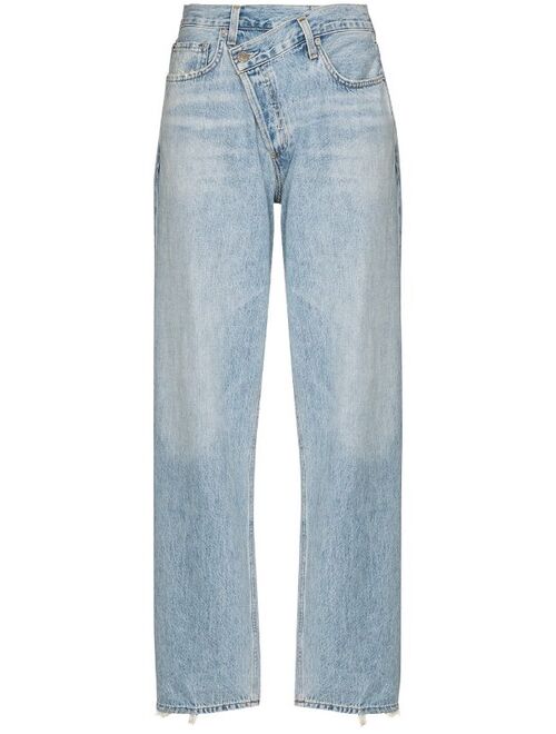 AGOLDE Criss Cross straight-leg jeans