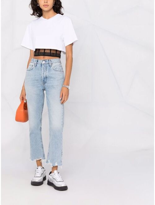 AGOLDE Riley cropped jeans