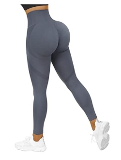 Women Contour Butt Lifting Leggings Seamless High Waisted Workout Yoga Pants