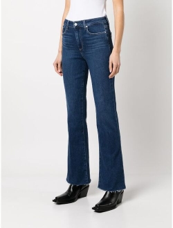 high-rise Laurel flared jeans