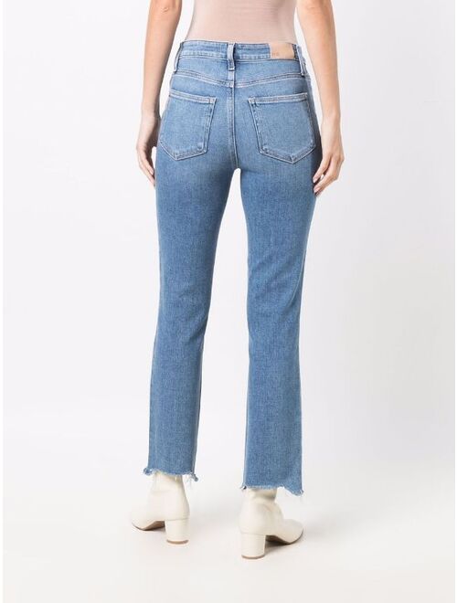 PAIGE mid-rise straight-leg jeans