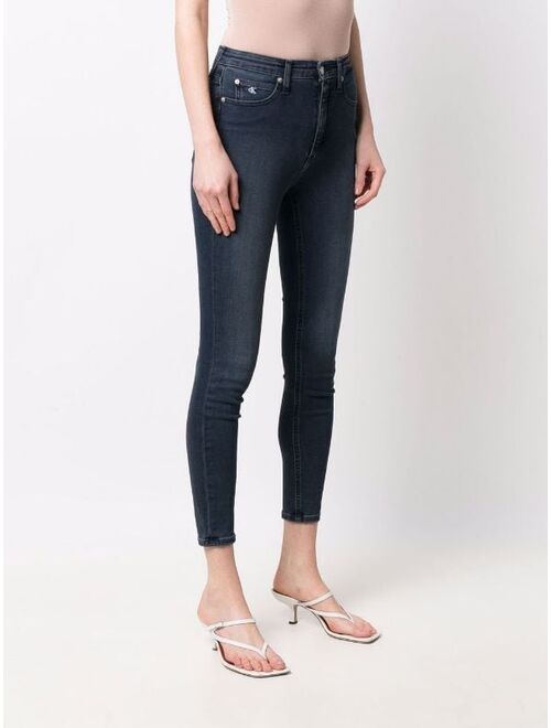 Calvin Klein Jeans high-waist cropped jeans