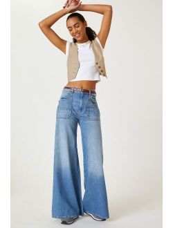 The Jane Ultra-High Rise Wide-Leg Jeans