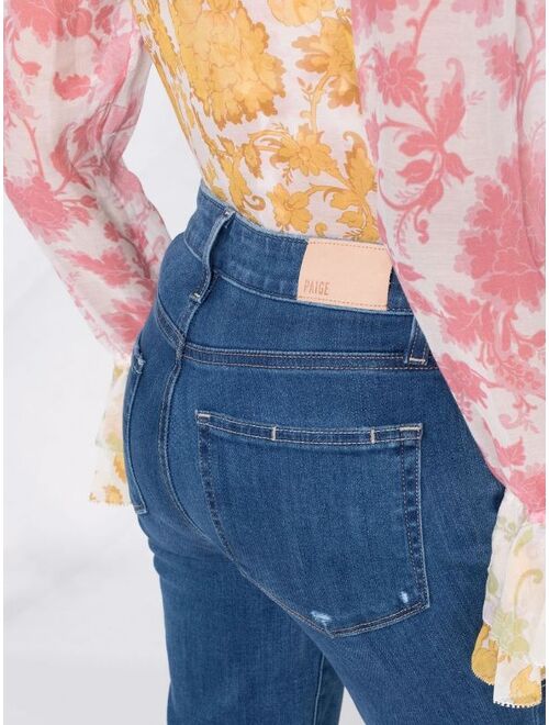 PAIGE flared cropped jeans