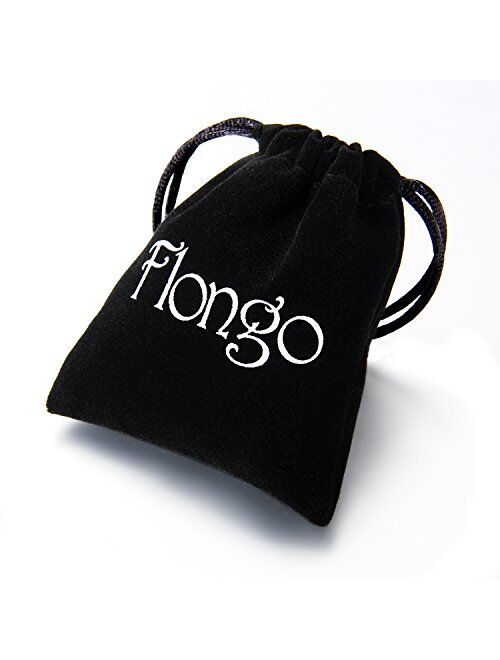Flongo Men's Womens Vintage Stainless Steel Cross Dangle Hoop Earrings, Hinged Huggie Cross Ring Gauges Drop Earrings for Boys Girls