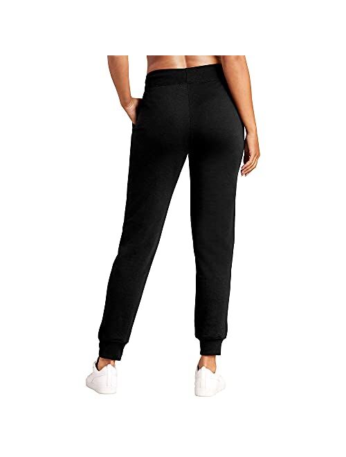 Champion Women's Plus Powerblend Jogger, Script Logo