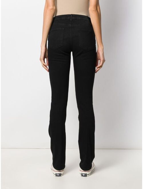 FRAME Sylvie Slender high-rise straight jeans