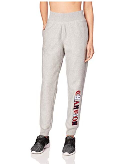 Champion Women's Reverse Weave Jogger-Old English Lettering