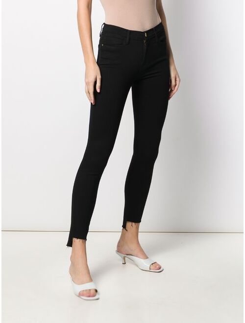 FRAME high waist skinny jeans