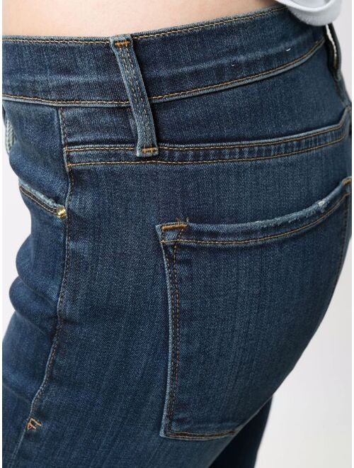 FRAME low-rise skinny-cut jeans