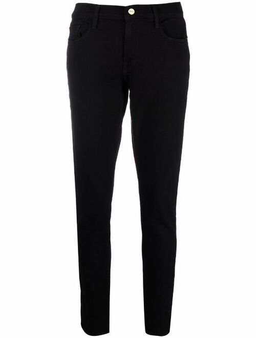 FRAME Le Garcon mid-rise skinny jeans
