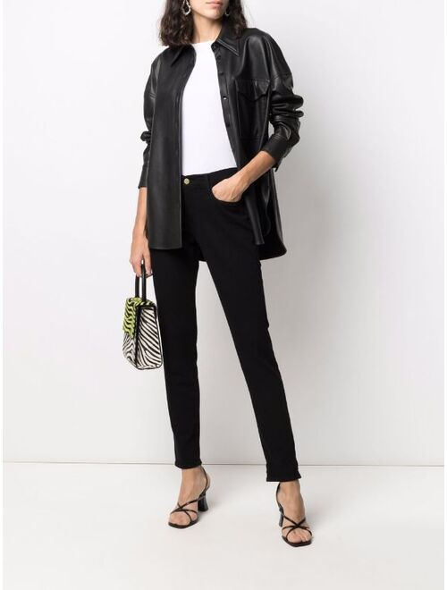 FRAME Le Garcon mid-rise skinny jeans