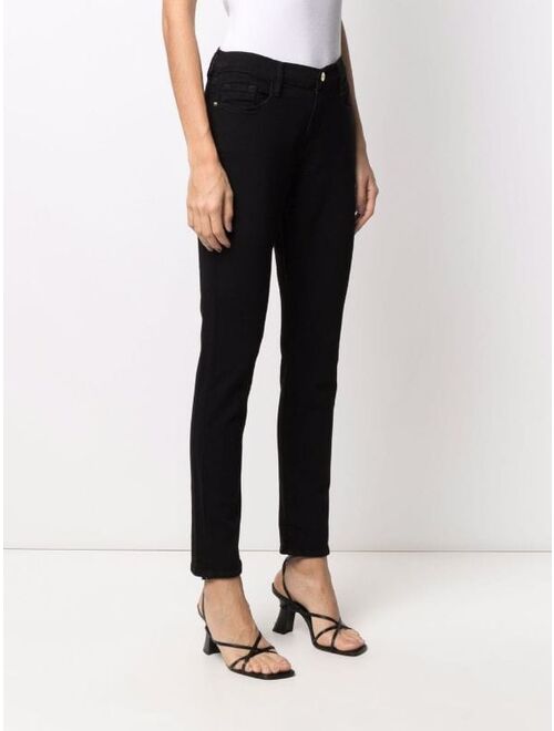 FRAME Le Garcon mid-rise skinny jeans