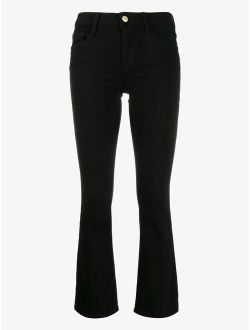 slim-fit cropped jeans