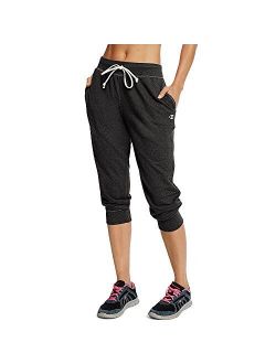 Womens French Terry Capris