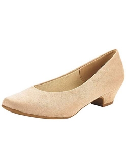 Women's Mila Low Chunky Heel Pump Shoes