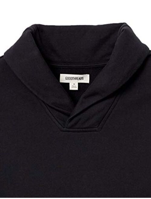 Amazon Brand - Goodthreads Men's Lightweight French Terry Shawl Collar Pullover Sweatshirt