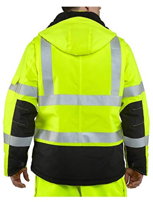 Carhartt Men's High Visibility Waterproof Class 3 Insulated Sherwood Jacket