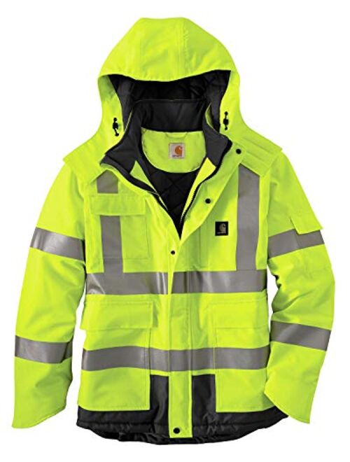 Carhartt Men's High Visibility Waterproof Class 3 Insulated Sherwood Jacket