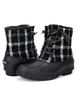 Duck Boots for Women Waterproof Winter Boots Quilted Snow Boots