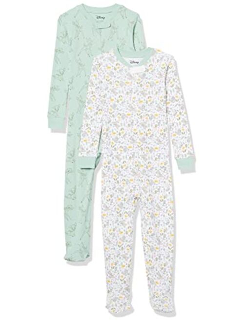 Amazon Essentials Baby Disney | Marvel | Star Wars Snug-Fit Cotton Footed Pajamas