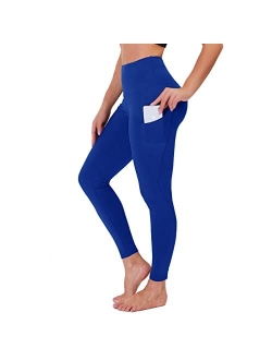 GAYHAY High Waist Yoga Pants with Pockets for Women - Tummy Control Workout Running 4 Way Stretch Capri Yoga Leggings