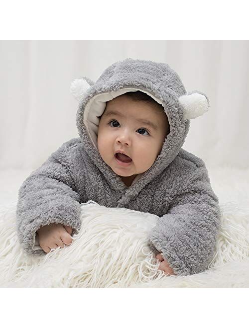 Xmwealthy Unisex Baby Clothes Winter Coats Cute Newborn Infant Jumpsuit Snowsuit Bodysuits Registry for Baby Essentials Stuff