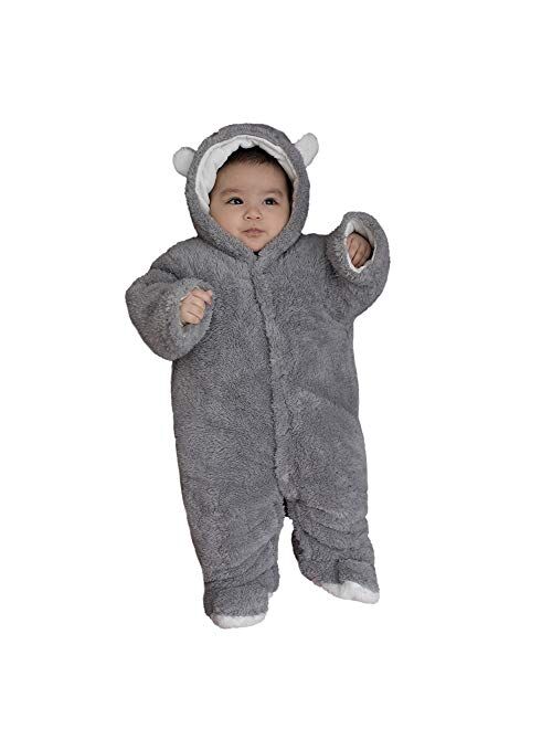 Xmwealthy Unisex Baby Clothes Winter Coats Cute Newborn Infant Jumpsuit Snowsuit Bodysuits Registry for Baby Essentials Stuff