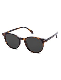 Small Round Classic Polarized Sunglasses for Women Men Vintage Style UV400 Lens SJ2113