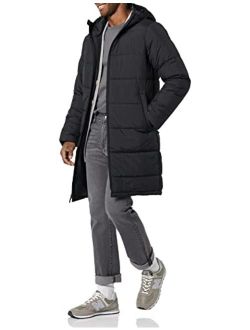 Men's Longer-Length Heavyweight Hooded Puffer Jacket