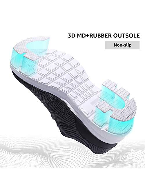 STQ Breathable Walking Tennis Shoes for Women Road Running Shoes Comfortable Mesh Fashion Sneakers