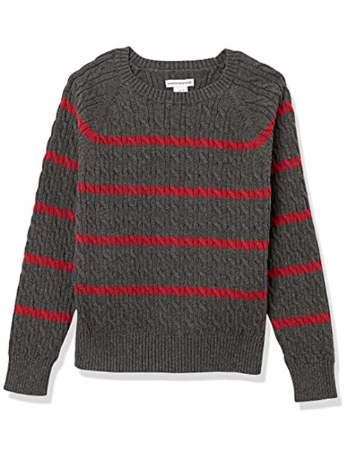 Amazon Essentials Boys and Toddlers' Pullover Crewneck Sweater