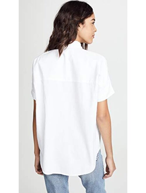 Madewell Women's White Cotton Courier Shirt