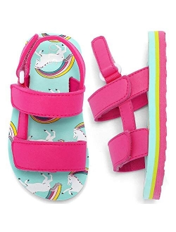 Toddler Sandals Boys Girls Soft Open Toe Outdoor Beach Summer Flats Sandals